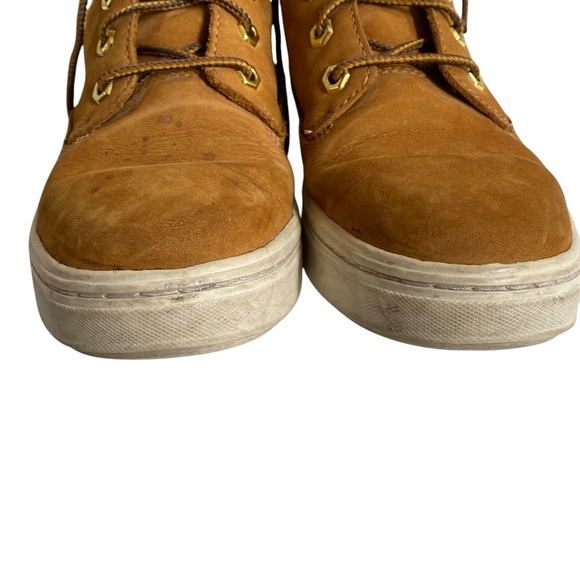 Timberland Londyn Suede Leather Whipstitch Trim Lace-Up Boots SZ 7.5 - Picture 7 of 16